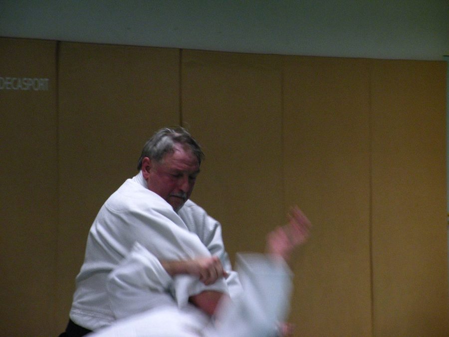 Travail aux armes en duo au dojo